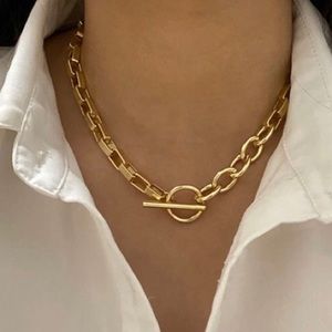 ***New Chunky Gold Chain Necklace